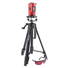 Уровень лазерный, 150 мм, штатив 1150 мм, самовырав., набор в пласт. кейсе// MATRIX