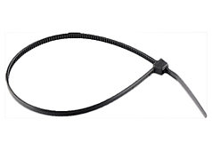 Хомуты, 200 * 3,6 мм, пластиковые, черные, 100 шт.// СИБРТЕХ