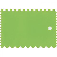 Шпатель для клея, пластмассовый, 90х130 мм, зубчатый// СИБРТЕХ