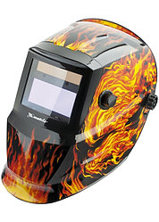 Щиток защитный лицевой (маска сварщика) с автозатемнением, пламя  // MATRIX