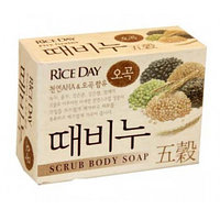 CJ LION RICE DAY МЫЛО-СКРАБ ДЛЯ ТЕЛА ПЯТЬ ЗЛАКОВ 100 ГР