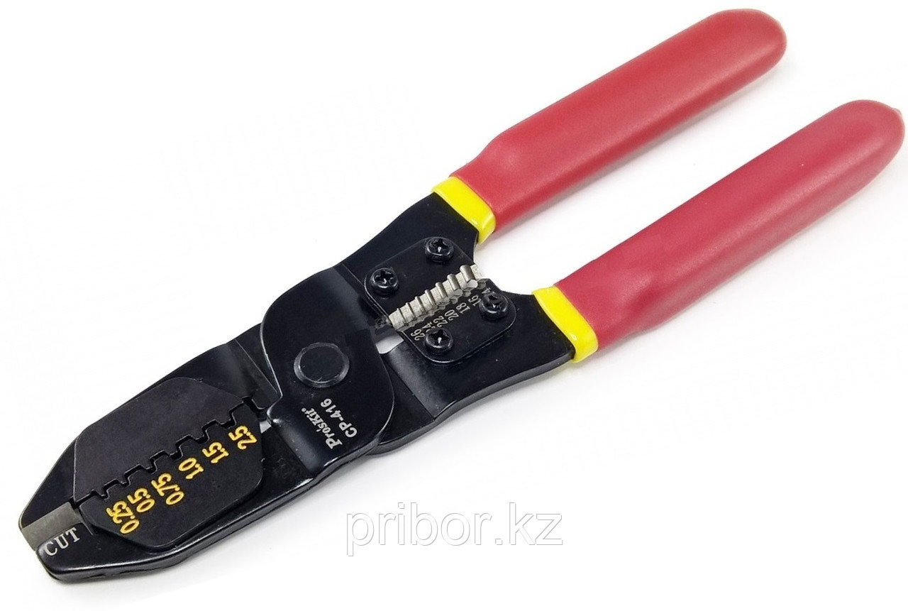 Proskit CP-416 Клещи для резки/зачистки проводов и обжима клемм (кримпер+стриппер)