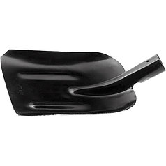 Лопата совковая с ребрами жесткости, упрочненная сталь Ст5, без черенка//СИБРТЕХ  Россия