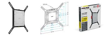 Кронштейн для монитора фиксированный Holder LCD-F4801M-B, фото 3