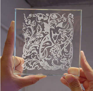 Лазерная гравировка на стекле - фото 4 - id-p1157447
