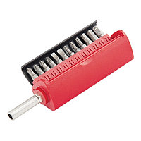 Набор бит, сталь S2, 12 шт, встроенный магнитный адаптер, в пласт. боксе// MATRIX MASTER