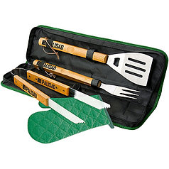 Набор приборов для барбекю 4 предмета в сумке//PALISAD Camping