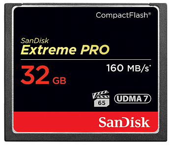 SanDisk Extreme Pro CompactFlash 32GB 160MB/s - фото 1 - id-p44821955