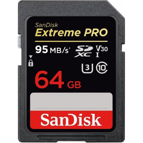 SanDisk Extreme Pro SDXC UHC-I 64GB 95MB/s - фото 1 - id-p44822013