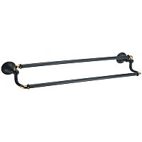 Полотенцедержатель Fixsen Luksor FX-71602B трубчатый двойной 60 см