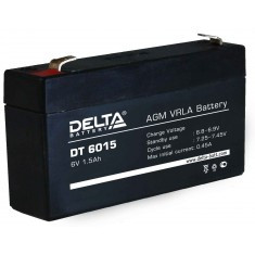 Аккумулятор DELTA DT 6015, 6V/1,5A*ч