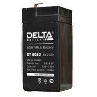 Аккумулятор DELTA DT 6023, 6V/2,3A*ч