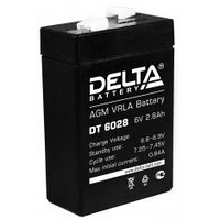 Аккумулятор DELTA DT 6028, 6V/2,8A*ч