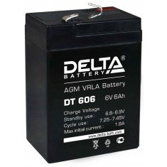 Аккумулятор DELTA DT 606, 6V/6A*ч, фото 2