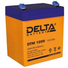Аккумулятор DELTA DTM 1205, 12V/5A*ч, фото 2