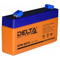 Аккумулятор DELTA DTM 6012, 6V/1,2A*ч