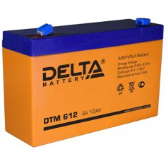 Аккумулятор DELTA DTM 612 6V/12A*ч - фото 1 - id-p44826695