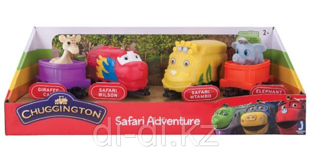 Набор игровой Chuggington из четырех паровозиков "Сафари"