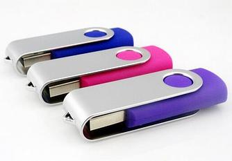 Флешка твист под нанесение 8 гб.