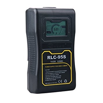 Батарея Rolux RLC-95S LCD display 95Wh Li-ion Battery V-Mount
