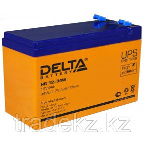 Аккумулятор DELTA HR 12-34W, 12V/9A*ч - фото 1 - id-p44852338