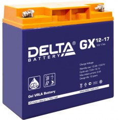 Аккумулятор DELTA GX 12-17 12V/17A*ч, фото 2