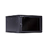 6U Телекоммуникационный шкаф настенный, 600*450*367, цвет чёрный LinkBasic