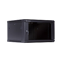 6U Телекоммуникационный шкаф настенный, 600*450*367, цвет чёрный LinkBasic