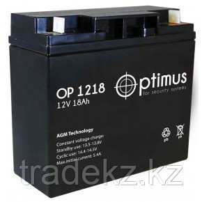 Аккумулятор OP1218, 12V/18A*ч