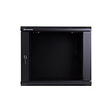 LinkBasic 9U 600*450*500, Шкаф телекоммуникационный, цвет чёрный, передняя дверь стеклянная (тонированная), фото 4