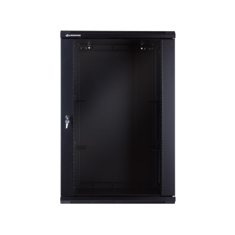 LinkBasic 18U 600*600*901, Шкаф телекоммуникационный, цвет чёрный, передняя дверь стеклянная (тонированная) - фото 3 - id-p23791136