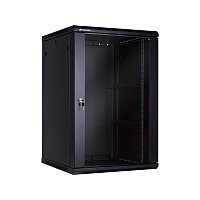 Телекоммуникационный шкаф 18U настенный, 600*600*901, цвет чёрный LinkBasic, фото 1