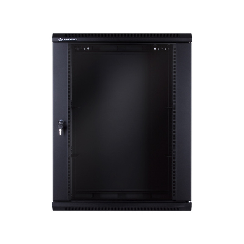 LinkBasic 15U 600*600*766, Шкаф телекоммуникационный, цвет чёрный, передняя дверь стеклянная (тонированная) - фото 3 - id-p23791129
