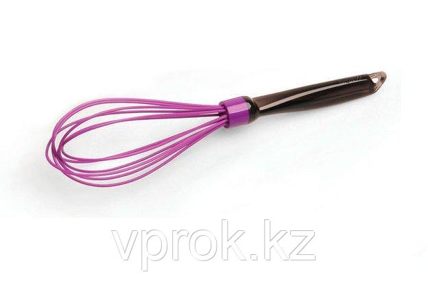 Силиконовый венчик для взбивания, фиолетовый, 200 мм