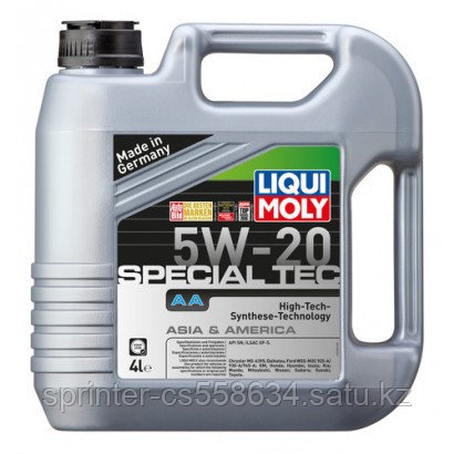 Моторное масло LIQUI MOLY SPECIAL TEC AA 5W-20 4 литра