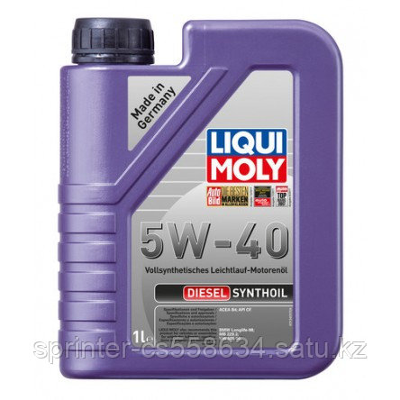 Моторное масло LIQUI MOLY DIESEL SYNTHOIL 5W-40 1 литр