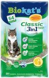 Biokat’s Classic fresh 18л Комкующийся наполнитель для туалета свежий с ароматом весенних трав