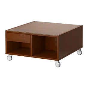 Журнальный стол  БУКСЭЛЬ классический коричневый ИКЕА, IKEA  , фото 2