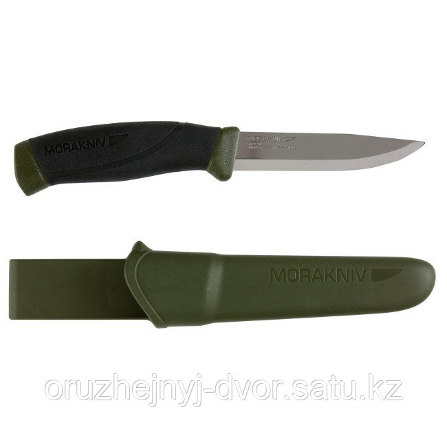 Нож MORAkniv Companion MG универс. углер./ст., цвет хаки (11863)