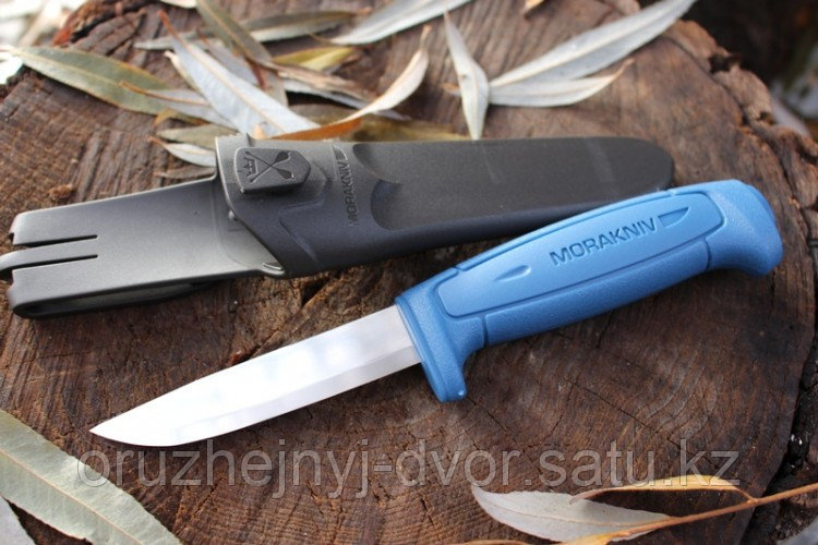 Нож MORAkniv Basic 546 синяя ручка универс. нерж./ст. (12241)