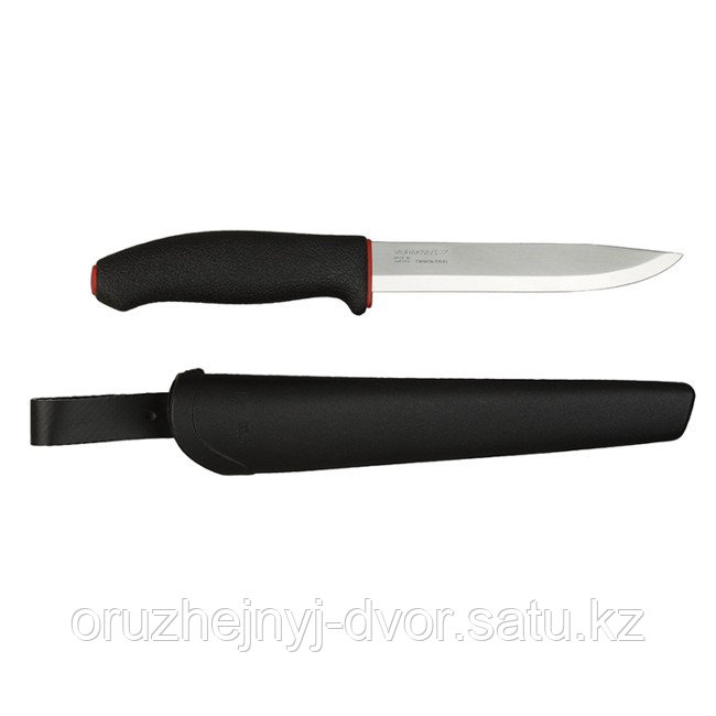 Нож MORAkniv 731 универс. углер./ст. c ножнами цв. черн/кр (1-0731)