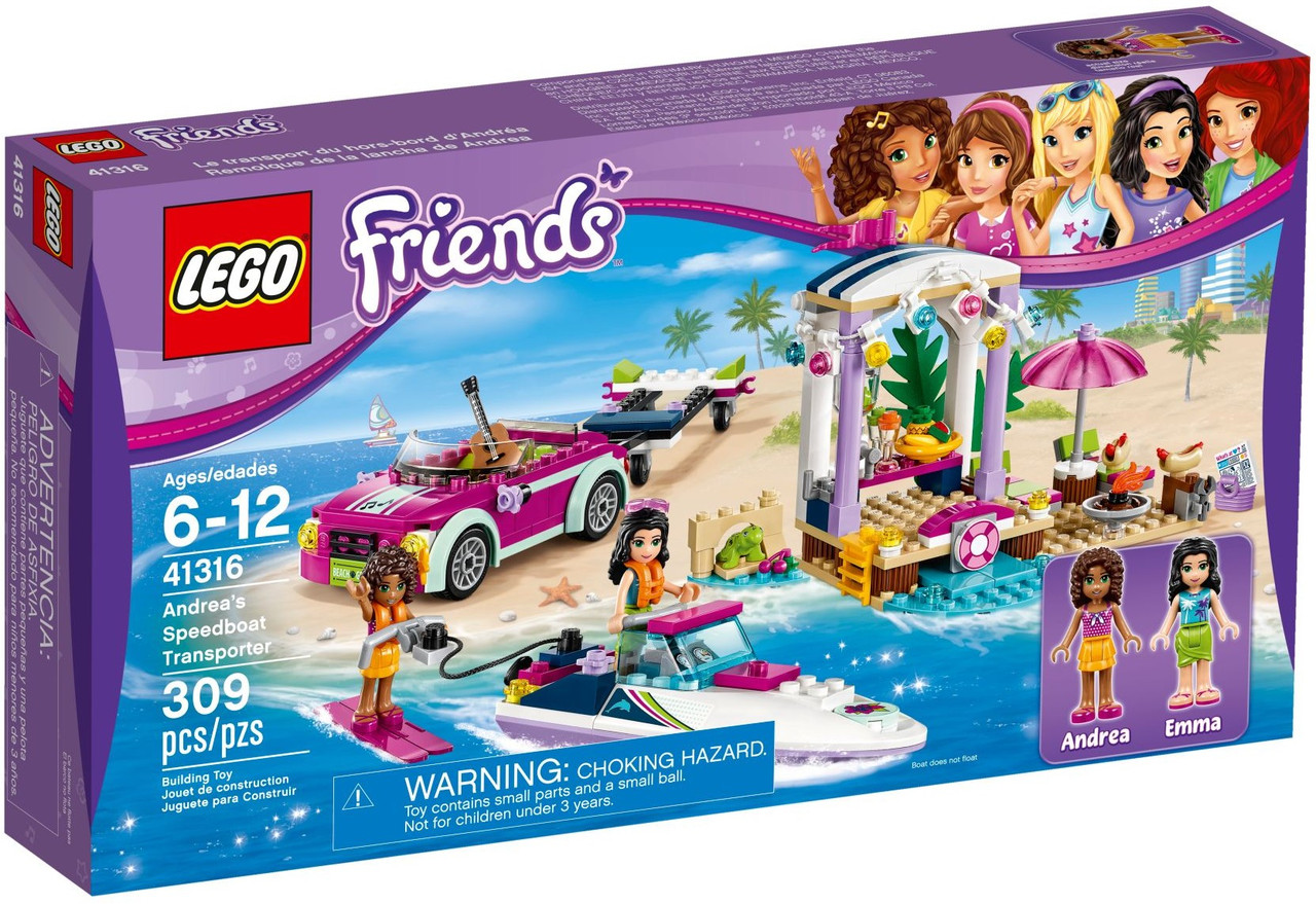 41316 Lego Friends Скоростной катер Андреа, Лего Подружки