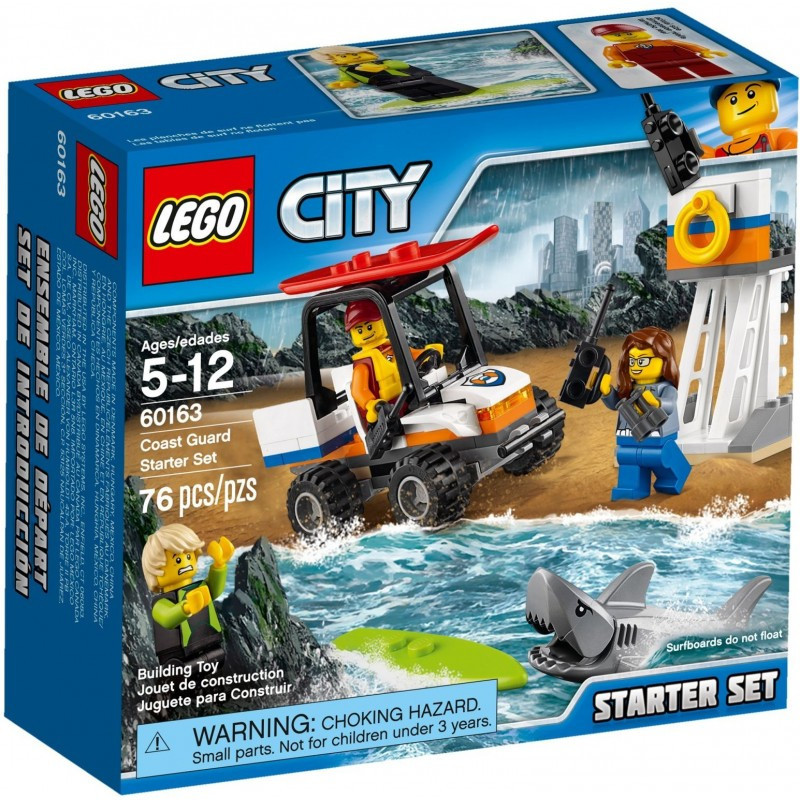 60163 Lego City Набор для начинающих Береговая охрана, Лего Город