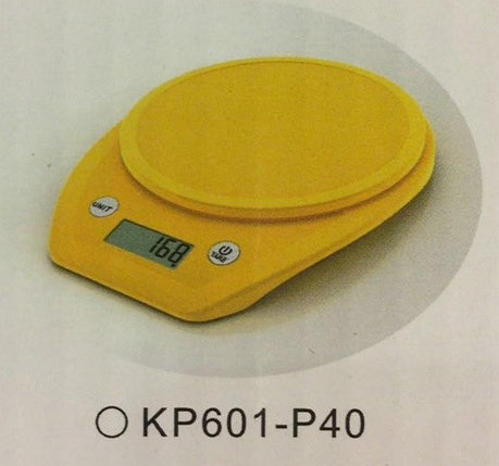 Весы кухонные  Electronic Kitchen Scale - KP601 Жёлтые КР601-Р40, фото 2
