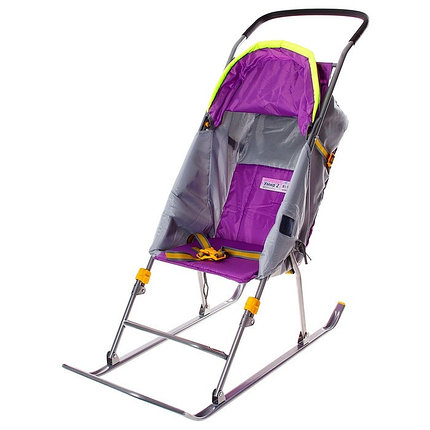 Детские Санки-коляска "Умка 2" Цвет фиолетовый, фото 2