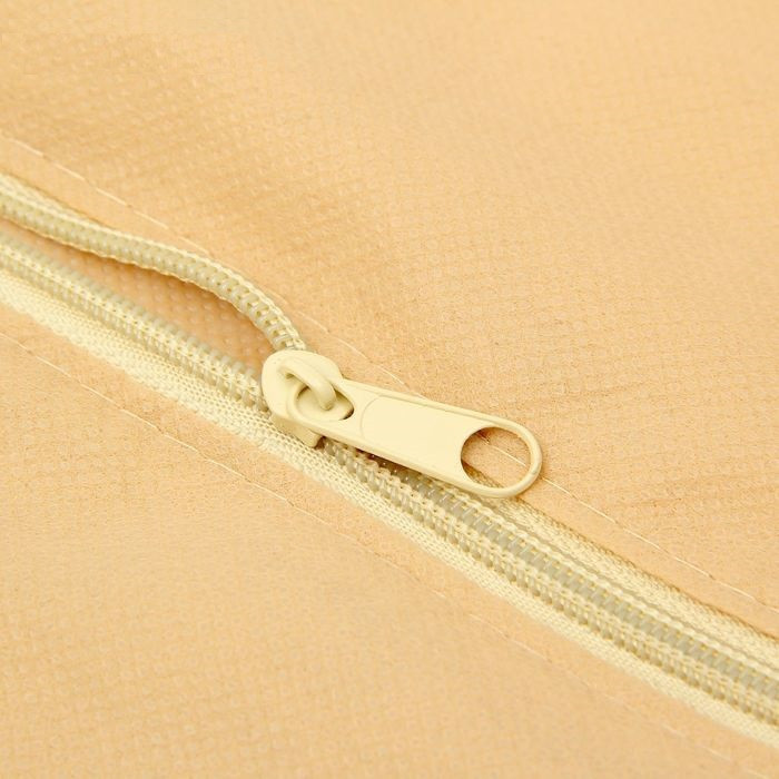 Чехол для одежды спанбонд, с окном 60х120 см, цвет бежевый - фото 4 - id-p44925055