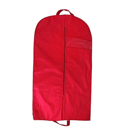 Чехол для одежды, с окном 120х60 см, цвет бордовый, фото 2