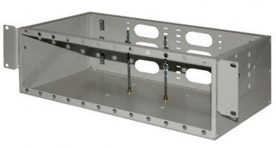 ШКО-С-3U 96 Пустая коробка в комплекте с клипсой-заклепкой (24шт) и пластиковым хомутом (2шт), фото 1