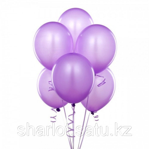 Фиолетовые шары 25см