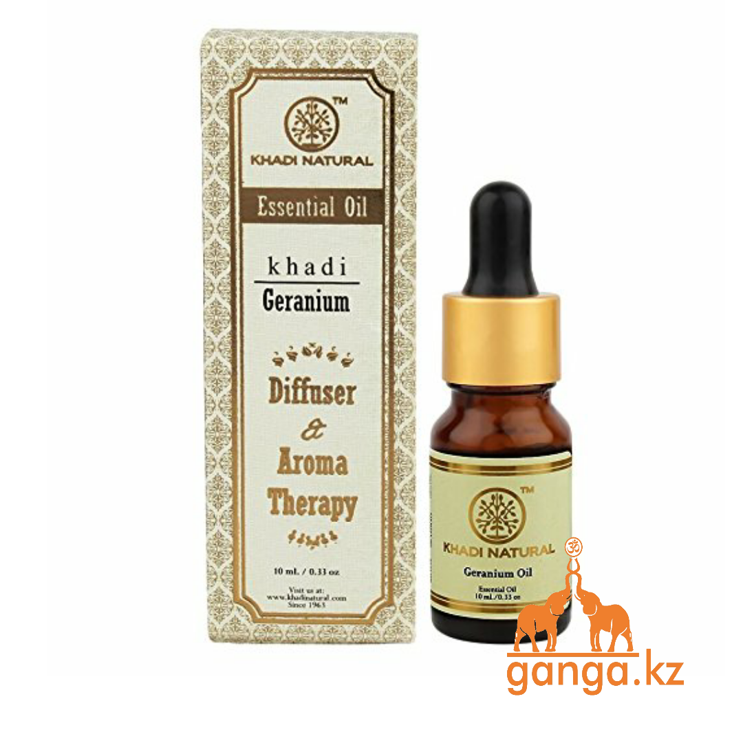 Натуральное эфирное масло Герани (Essential Oil Geranium KHADI), 10 мл